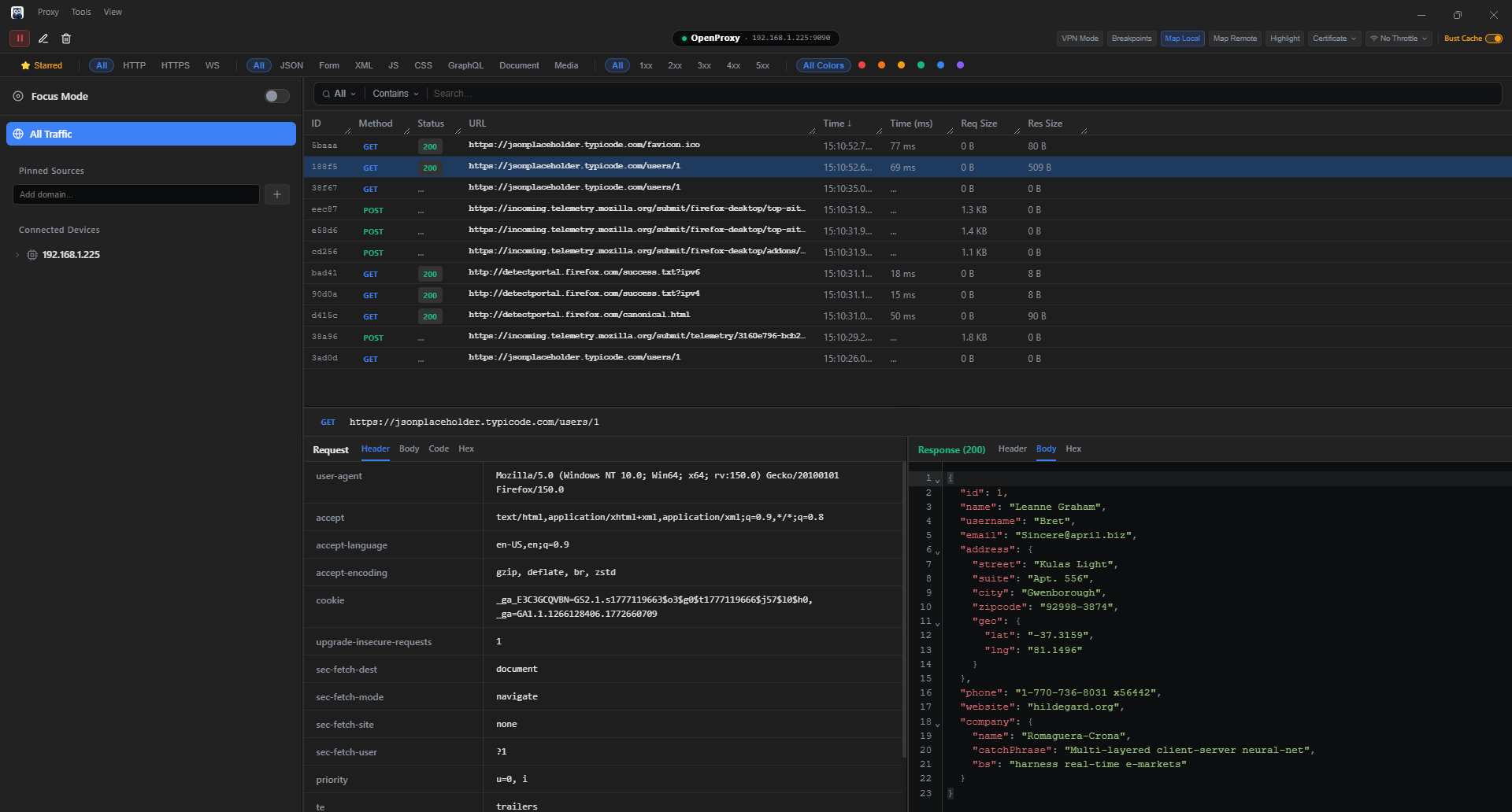 OpenProxy interface 1